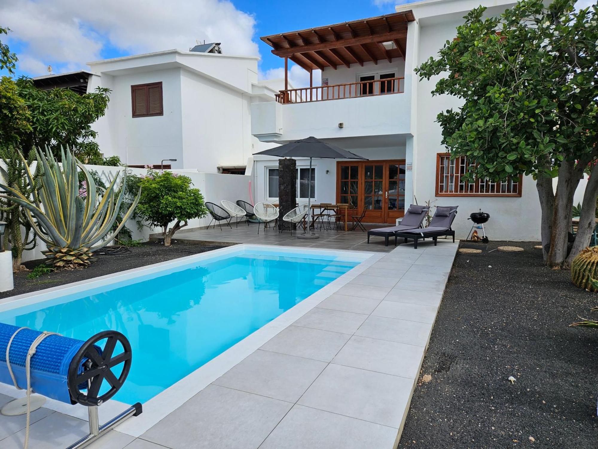 Villa Anna With Heated Pool Пуэрто дель Кармен Экстерьер фото