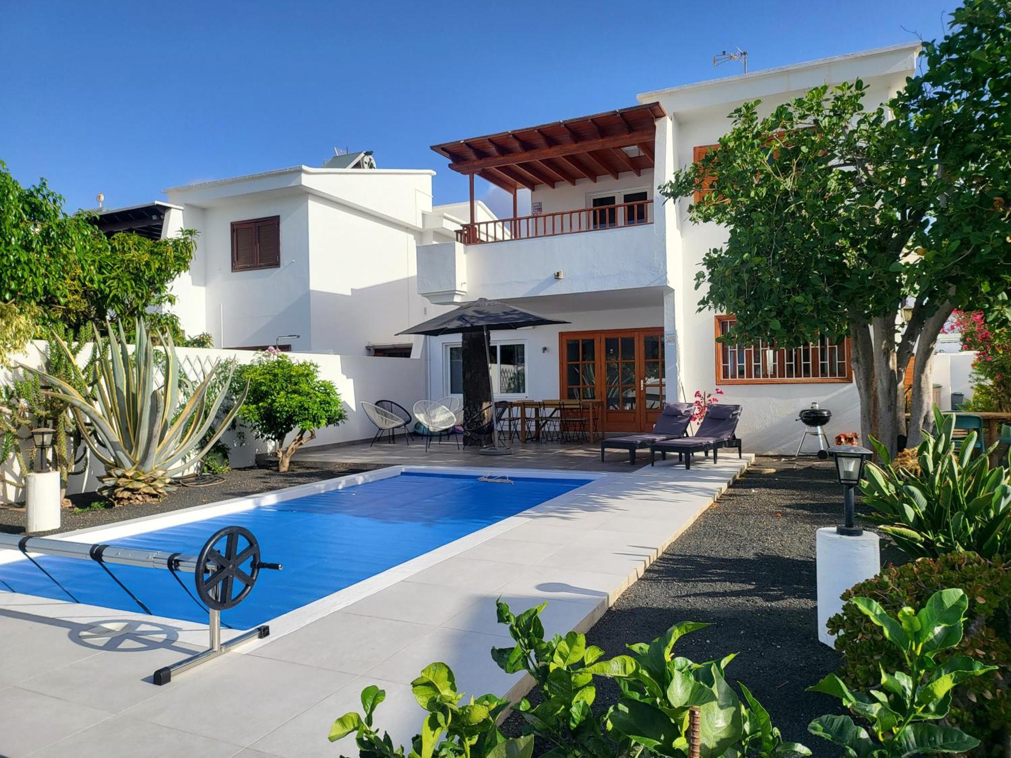 Villa Anna With Heated Pool Пуэрто дель Кармен Экстерьер фото