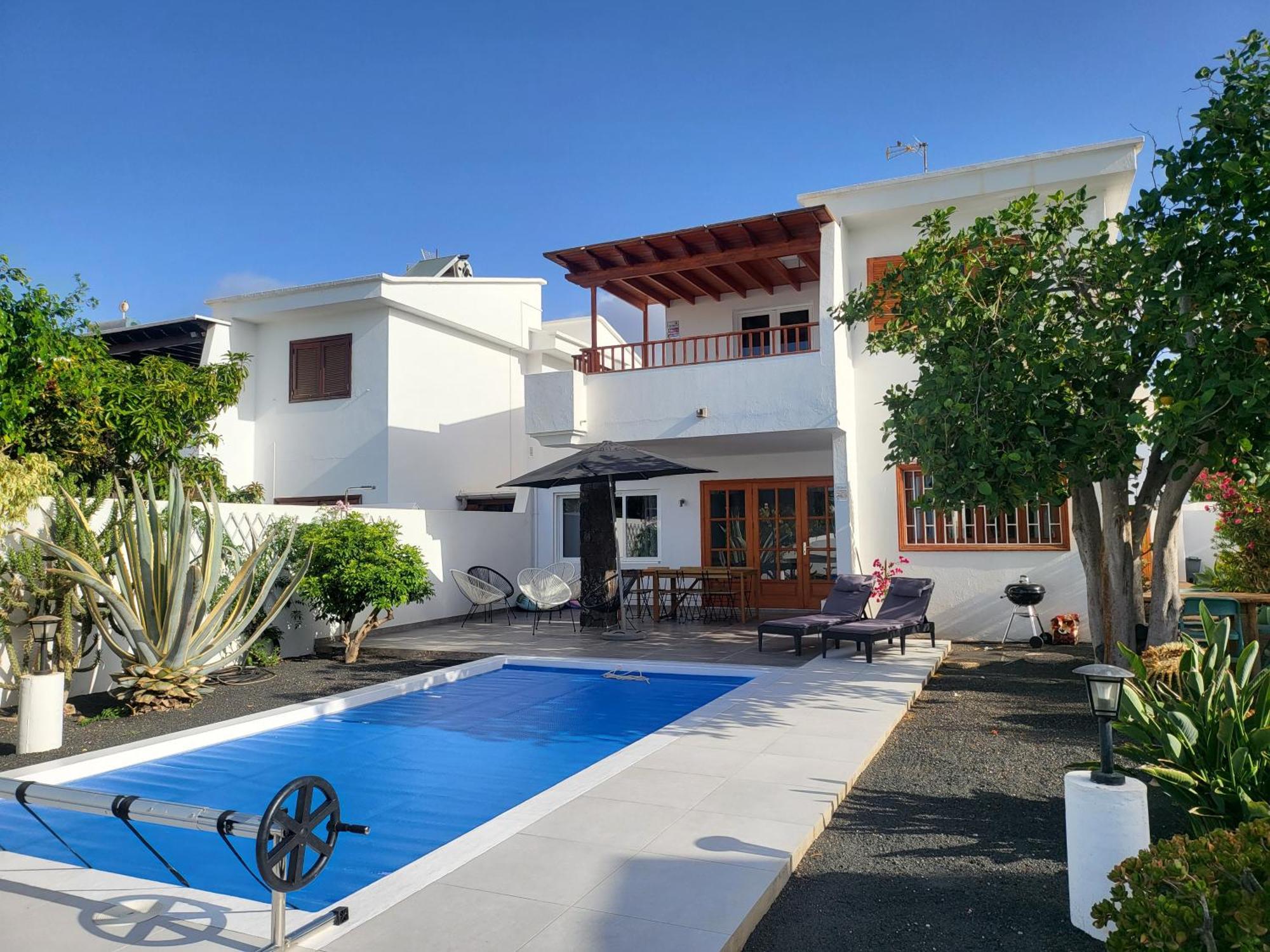 Villa Anna With Heated Pool Пуэрто дель Кармен Экстерьер фото